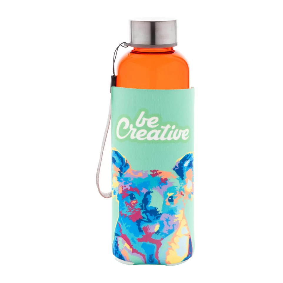 Pemba Creative orange white RPET bottle 