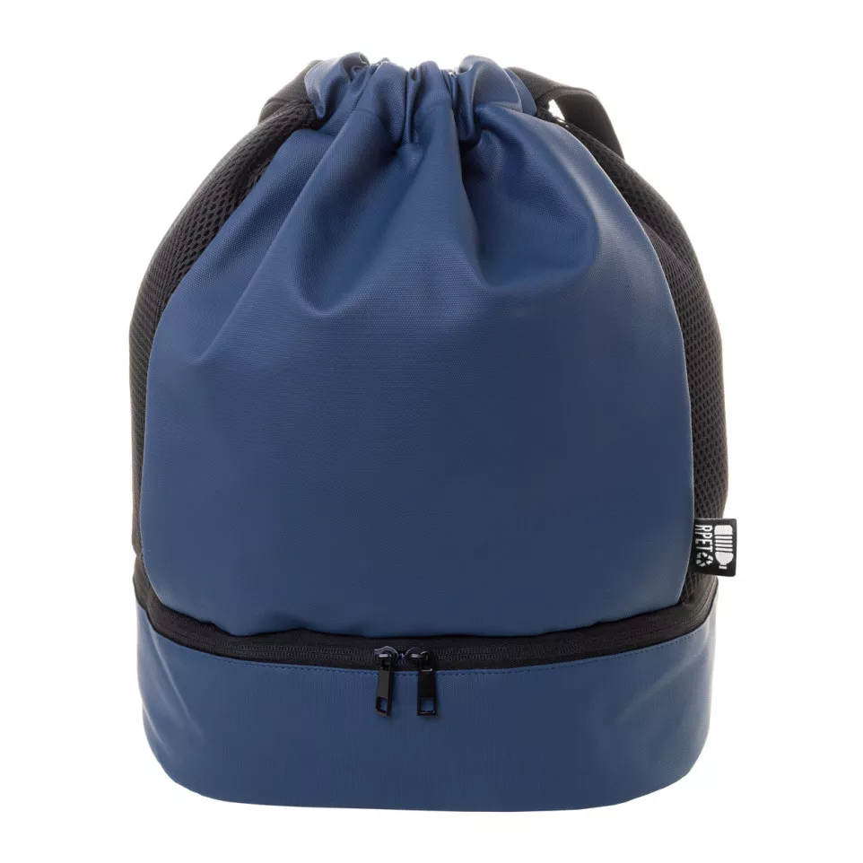 Duodraw blue  RPET drawstring bag 