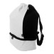 Duodraw white  RPET drawstring bag 