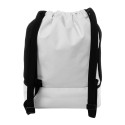 Duodraw white  RPET drawstring bag 