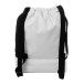 Duodraw white  RPET drawstring bag 