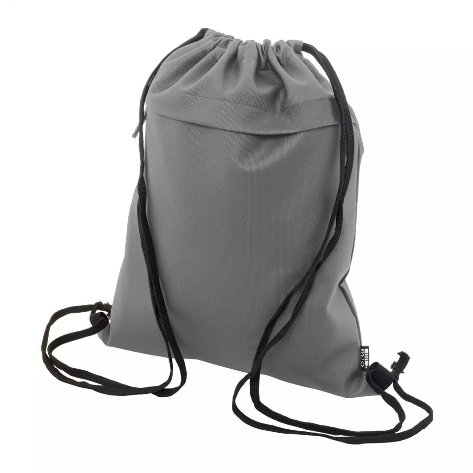 Pudrow grey  RPET drawstring bag 