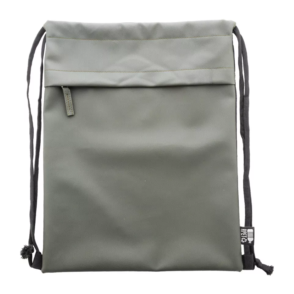 Pudrow green  RPET drawstring bag 