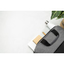 Dopuba grey black RPET document bag 