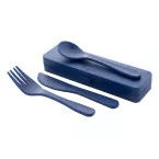 Camino dark blue  cutlery set 