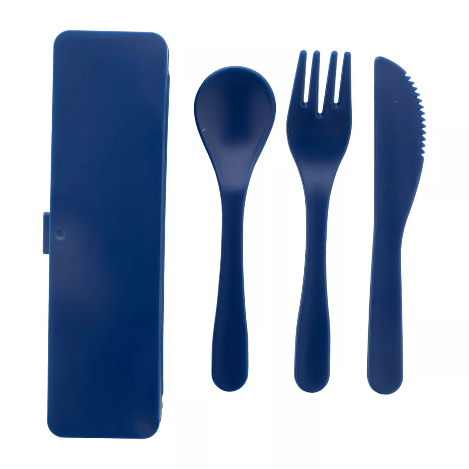 Camino dark blue  cutlery set 