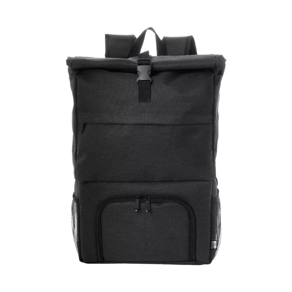 Chilltop black  RPET cooler backpack 