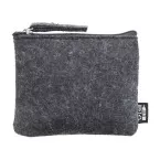 Refelt Money dark grey  RPET felt purse 
