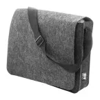 Refelt Courier dark grey  RPET felt messenger bag 