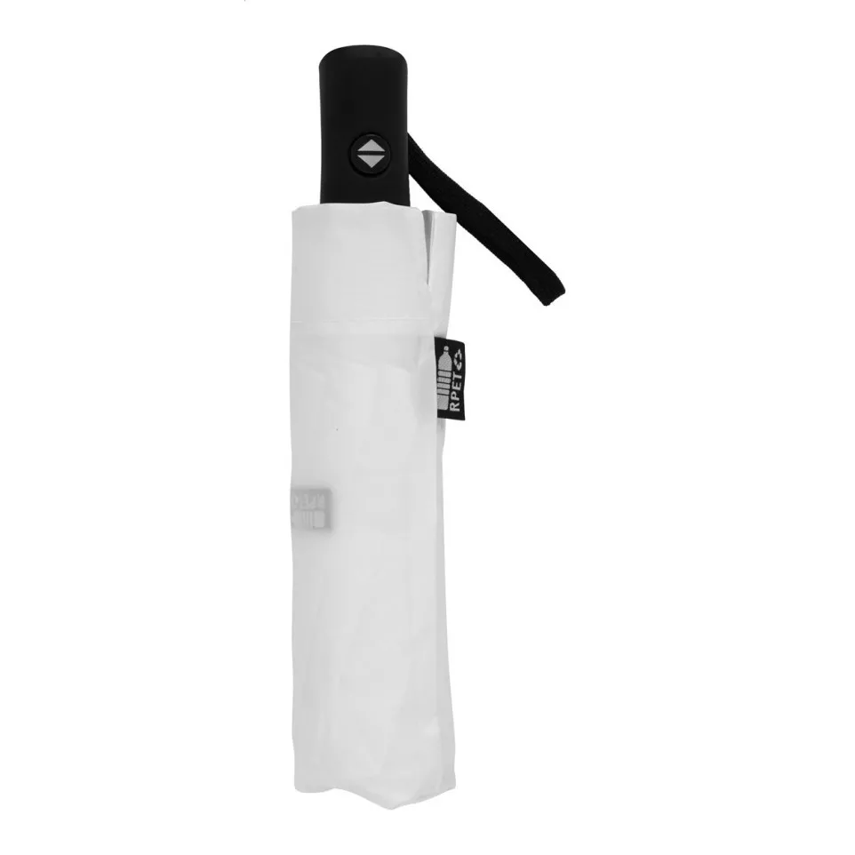 Folcomp blanc  Parapluie en RPET 