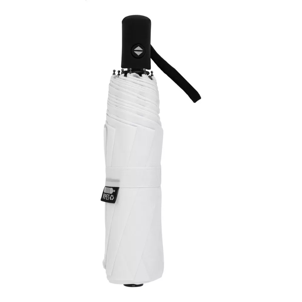 Folcomp blanc  Parapluie en RPET 