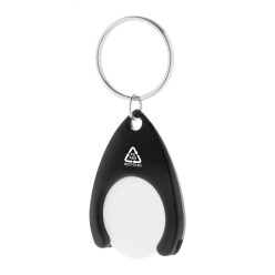 Neppy black  RABS trolley coin keyring 