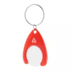 Neppy rood  RABS trolley muntsleutelhanger 