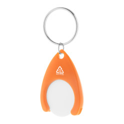 Neppy orange  RABS trolley coin keyring 