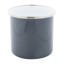 Enavint grey white enamel mug 