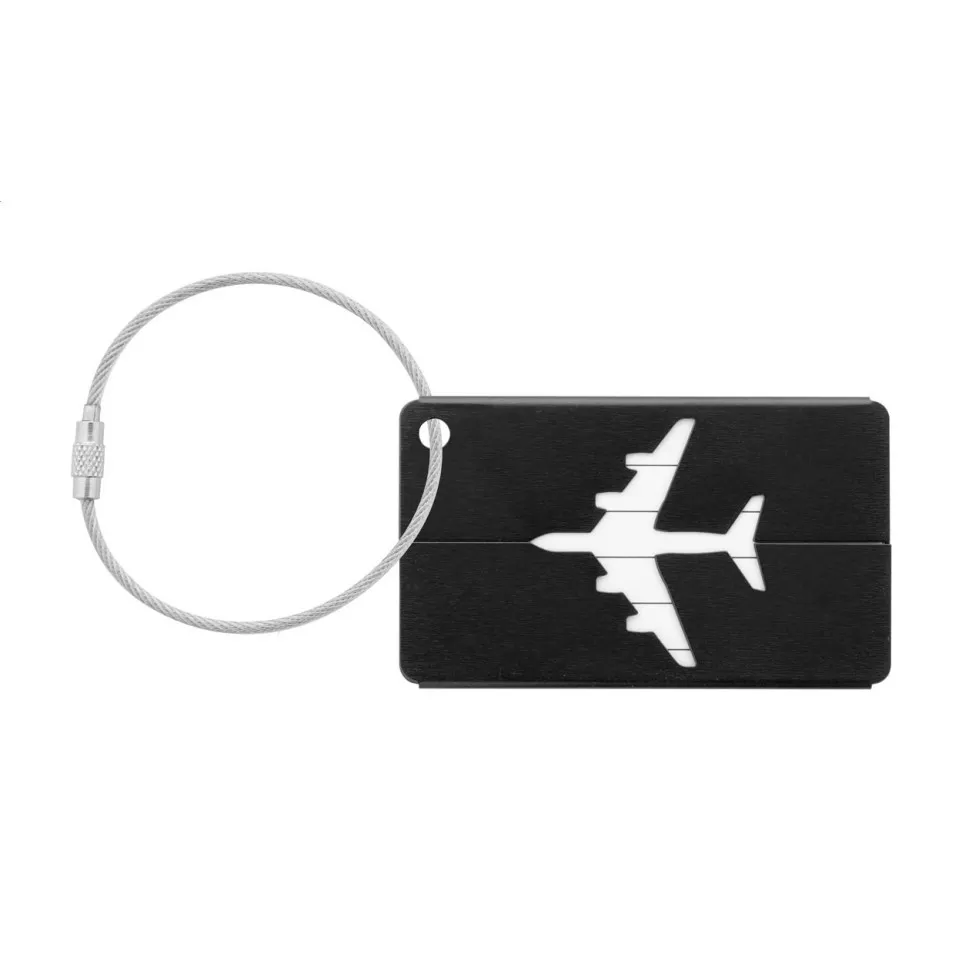 Orlando zwart  kofferlabel 