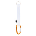 Subiner RPET orange blanc porte-clés sur mesure 