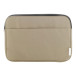 Rebyss Comp beige  laptoptas van gerecycled canvas 