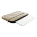 Rebyss Comp beige  laptoptas van gerecycled canvas 