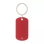 Ralutag rood  sleutelhanger 