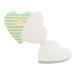 CreaStick Seed Heart white  custom sticky notepad 