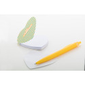 CreaStick Seed Heart white  custom sticky notepad 