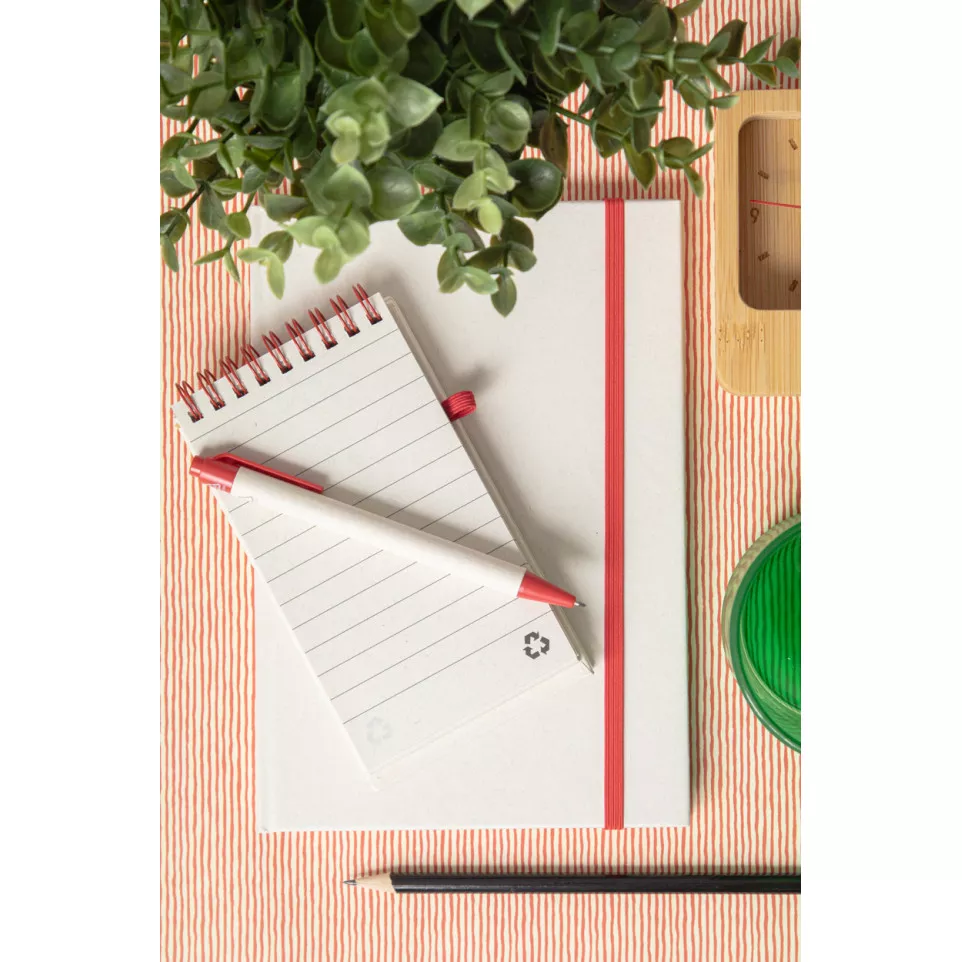 Relact Note red  milk carton notebook 