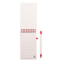 Relact Jot rouge  Carnet de notes en carton de pack de lait 
