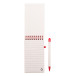 Relact Jot rouge  Carnet de notes en carton de pack de lait 
