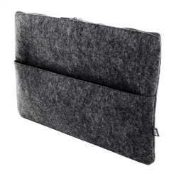 Refelt Comp donker grijs  RPET vilten laptoptas 