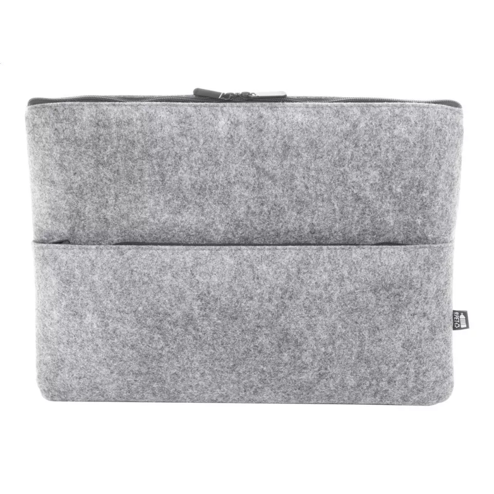 Refelt Comp grey  RPET felt laptop bag 