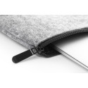 Refelt Comp grey  RPET felt laptop bag 