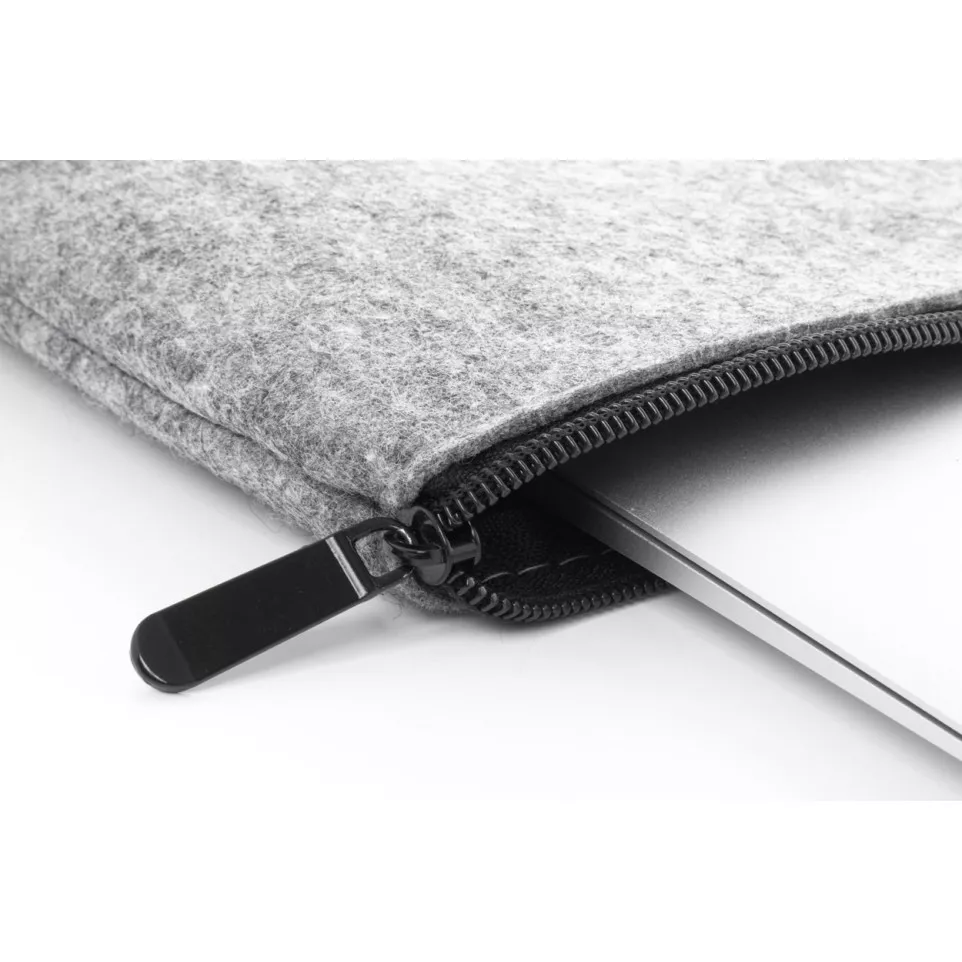 Refelt Comp grey  RPET felt laptop bag 
