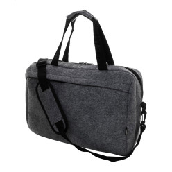 Refelt Docu donker grijs  RPET vilten documententas 