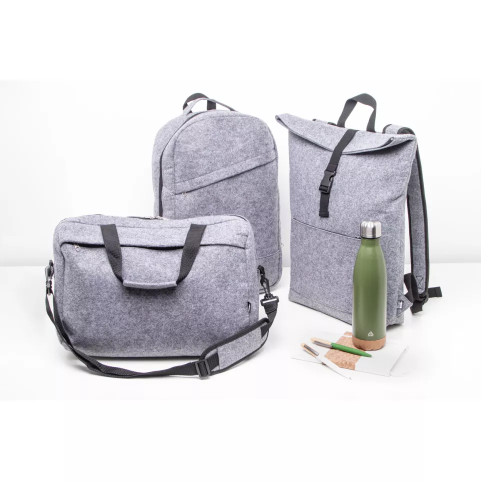 Refelt Docu grijs  RPET vilten...