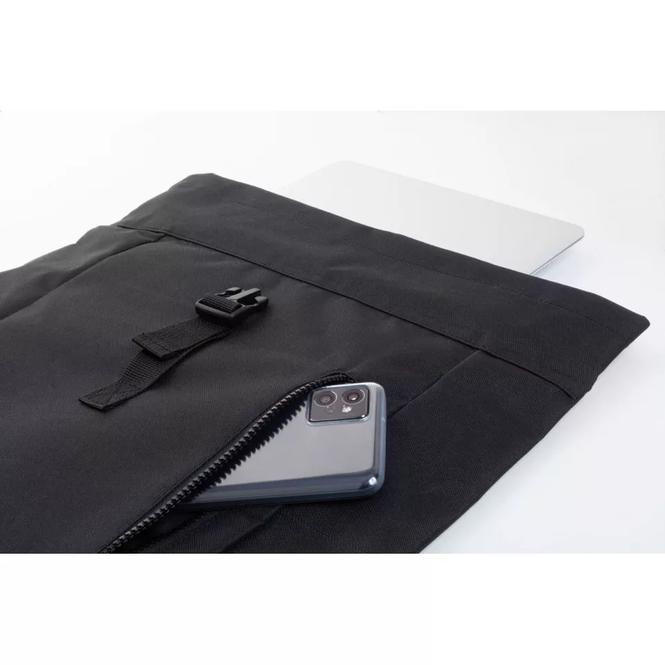 Reback black  RPET backpack 