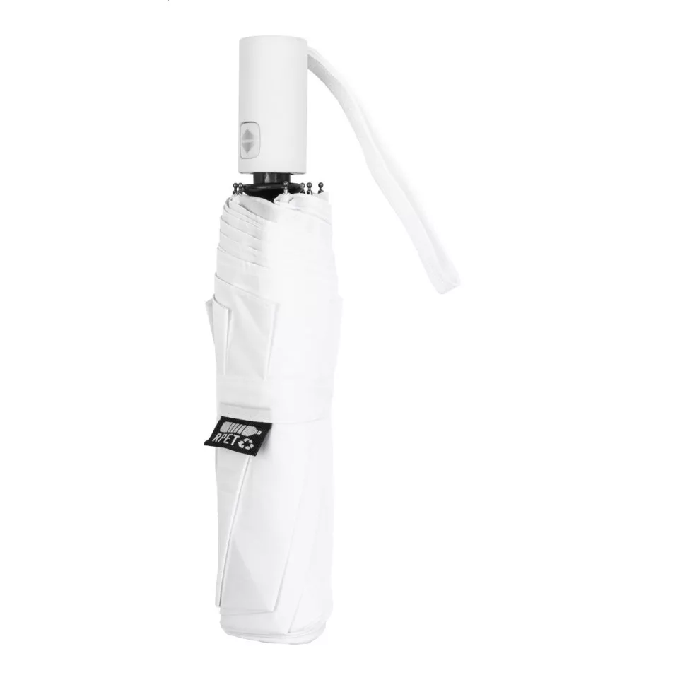 Floccus white  RPET umbrella 