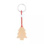 Kymor natuurlijk rood Kerstsleutelhanger, boom 