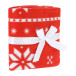 Vetrax red  RPET Christmas blanket 