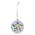 CreaFelt Tree grijs  Kerstboomversiering, ster 