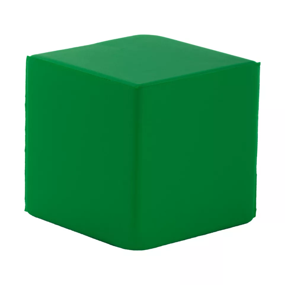 Cubix green  antistress ball 