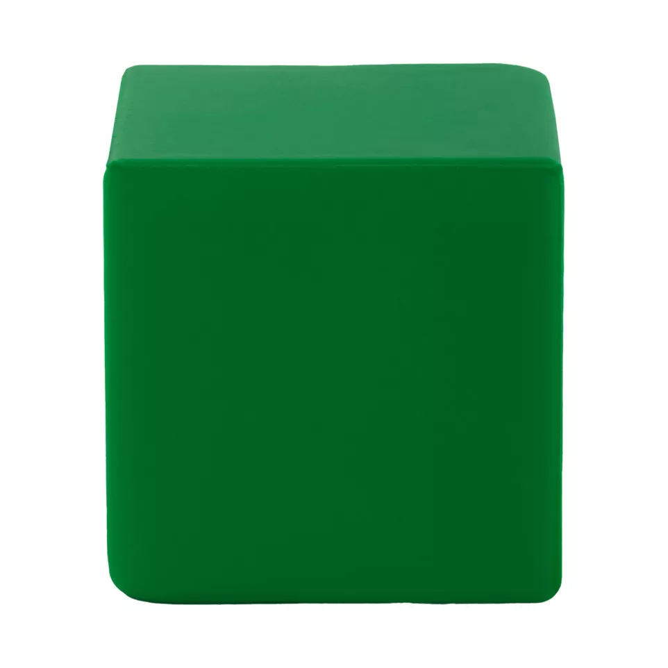 Cubix green  antistress ball 