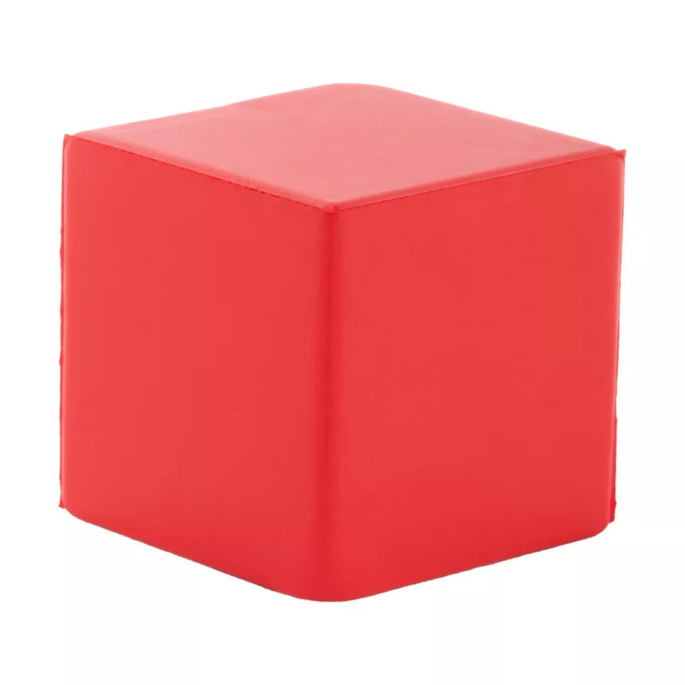 Cubix rouge  Balle anti-stress 