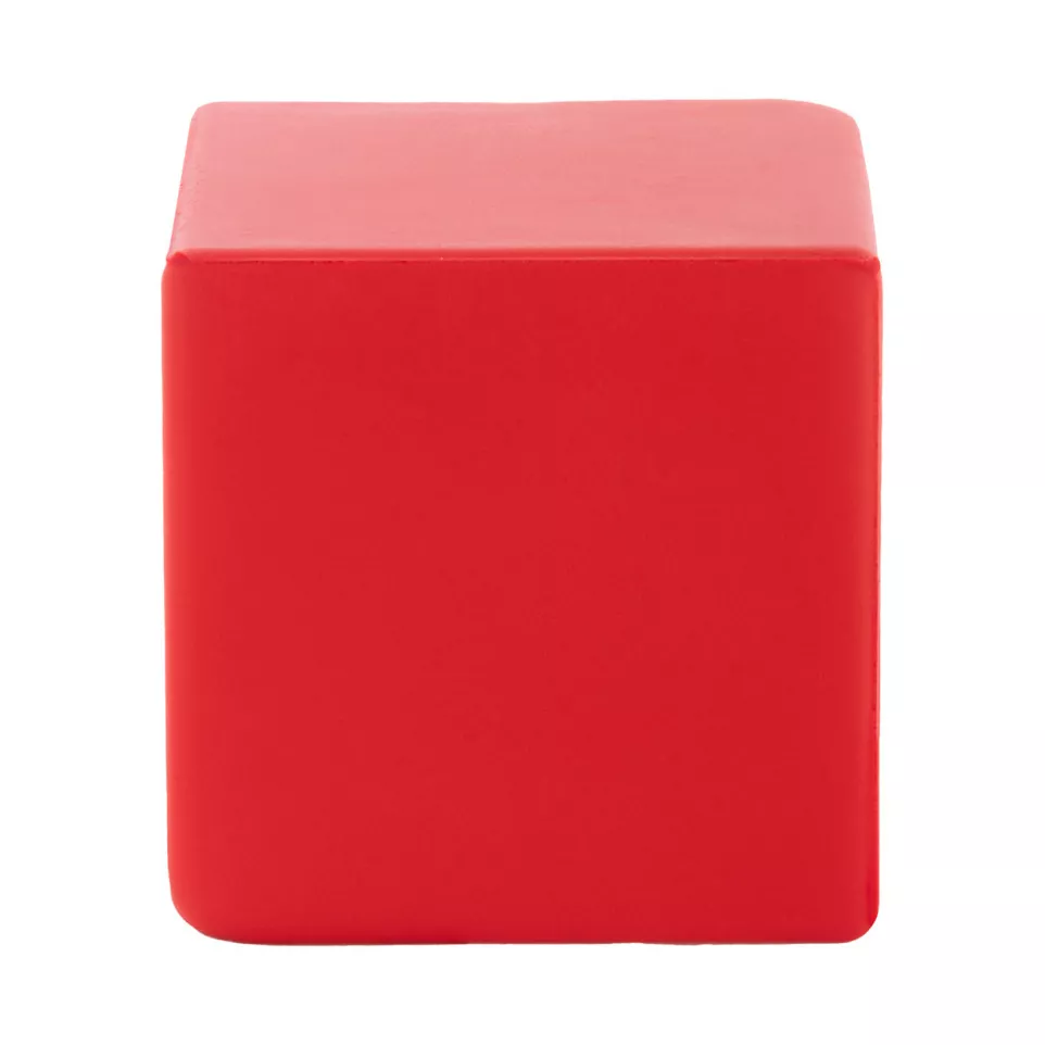 Cubix rood  antistress bal 