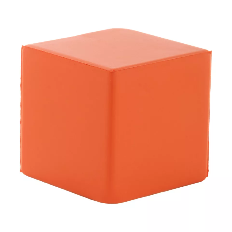 Cubix orange  Balle anti-stress 