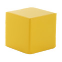 Cubix yellow  antistress ball 