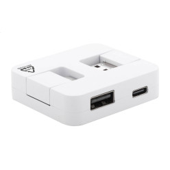 Rahubu blanc  Hub USB RABS 