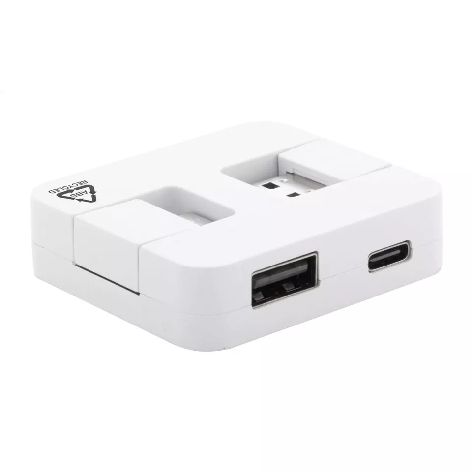 Rahubu blanc  Hub USB RABS 