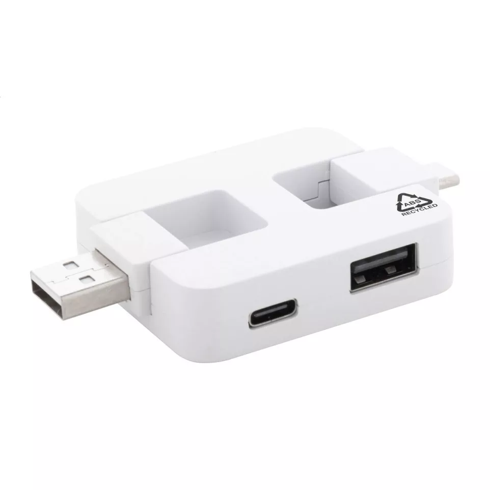 Rahubu blanc  Hub USB RABS 