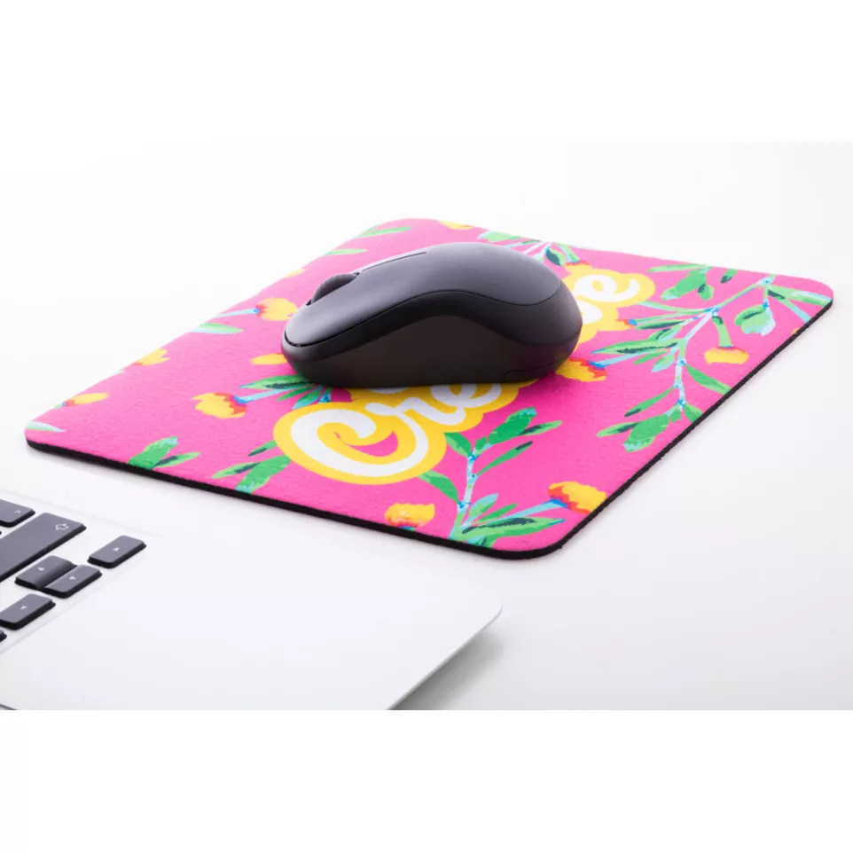 CreaFelt Cursor white  RPET mouse pad 